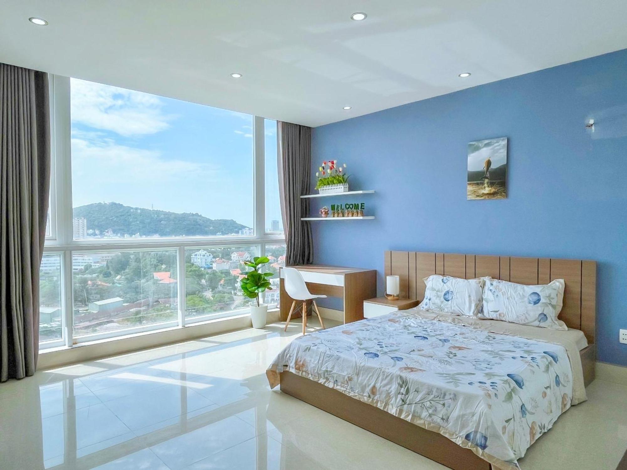 וונג טאו Can Ho Oasky,3 Phong View Dep Nhin Ra Bien,Nui Va Ho Bau Sen מראה חיצוני תמונה